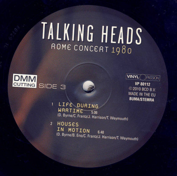 Talking Heads - Rome Concert 1980