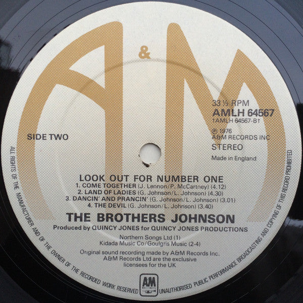 Brothers Johnson - Look Out For #1