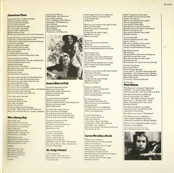 Paul Simon - There Goes Rhymin' Simon