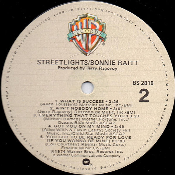 Bonnie Raitt - Streetlights