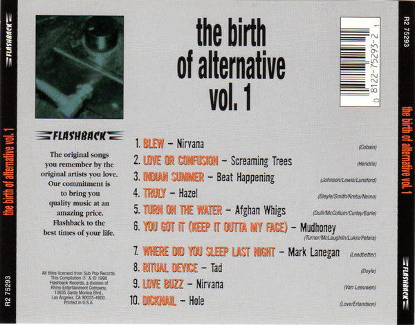 Various - The Birth Of Alternative Vol. 1