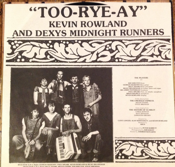 Kevin Rowland - Too-Rye-Ay