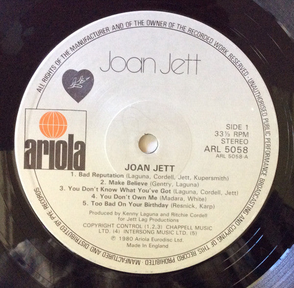 Joan Jett - Joan Jett