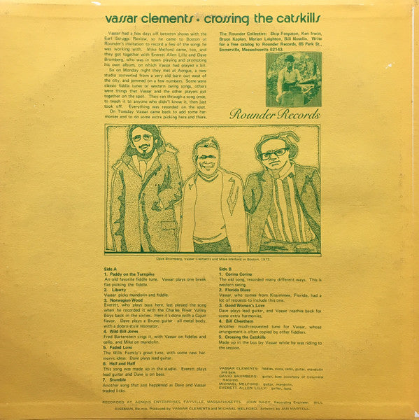 Vassar Clements - Crossing The Catskills
