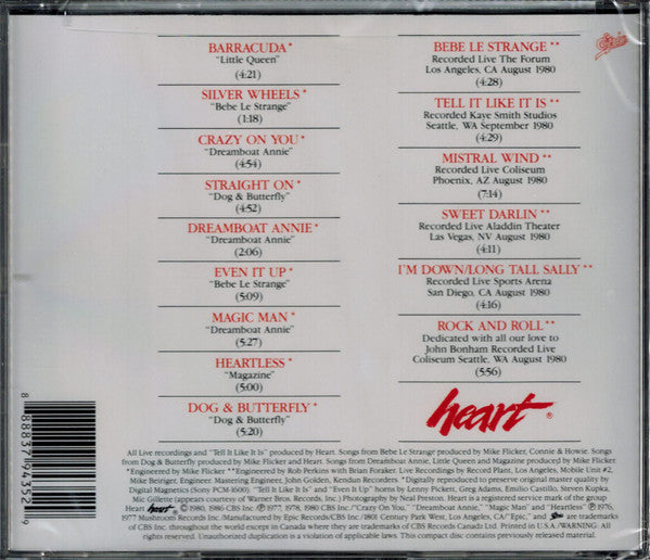 Heart - Greatest Hits