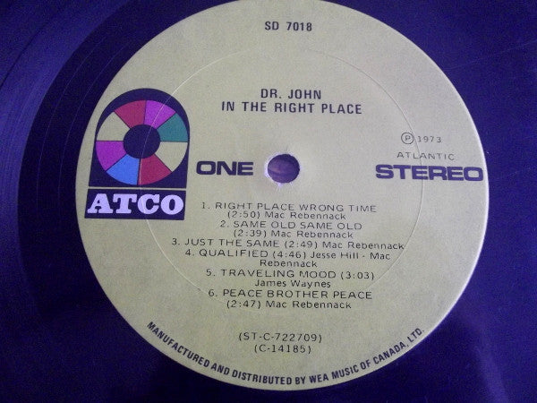 Dr. John - In The Right Place