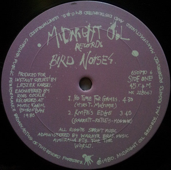 Midnight Oil - Bird Noises