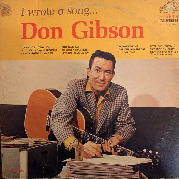 Don Gibson - I Wrote A Song