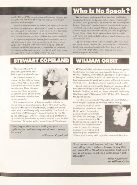 Stewart Copeland - The Equalizer & Other Cliff Hangers