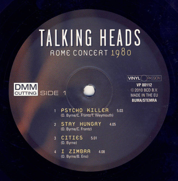 Talking Heads - Rome Concert 1980