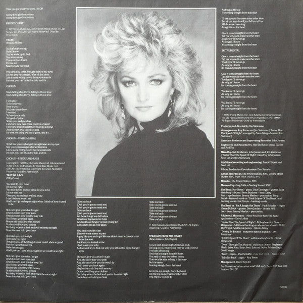 Bonnie Tyler - Faster Than The Speed Of Night