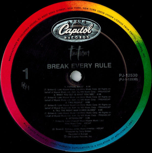 Tina Turner - Break Every Rule