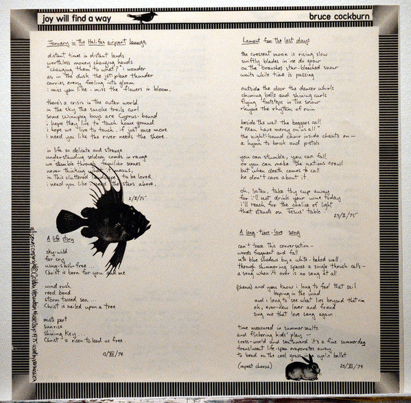 Bruce Cockburn - Joy Will Find A Way