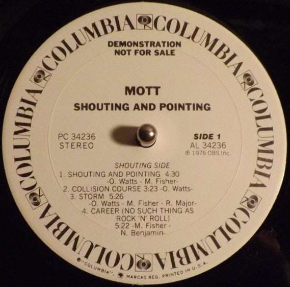 Mott (3) - Shouting And Pointing