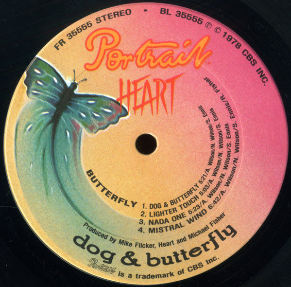 Heart - Dog & Butterfly