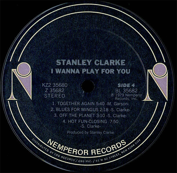 Stanley Clarke - I Wanna Play For You