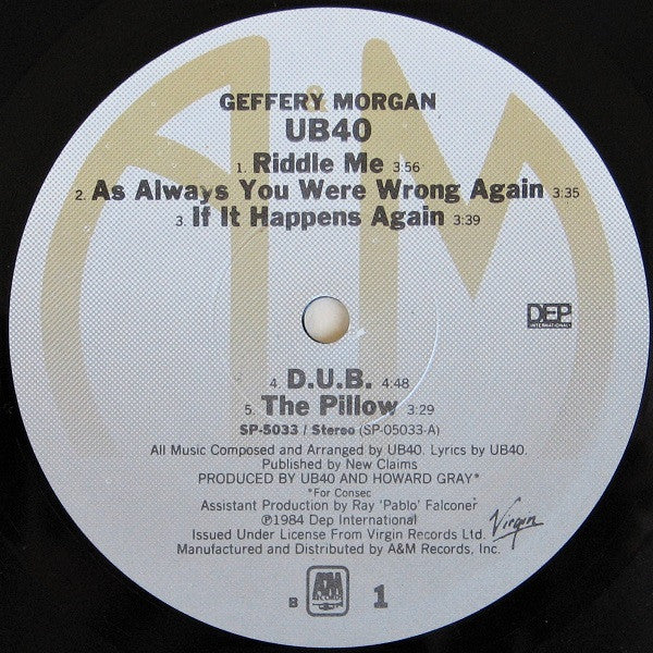 UB40 - Geffery Morgan