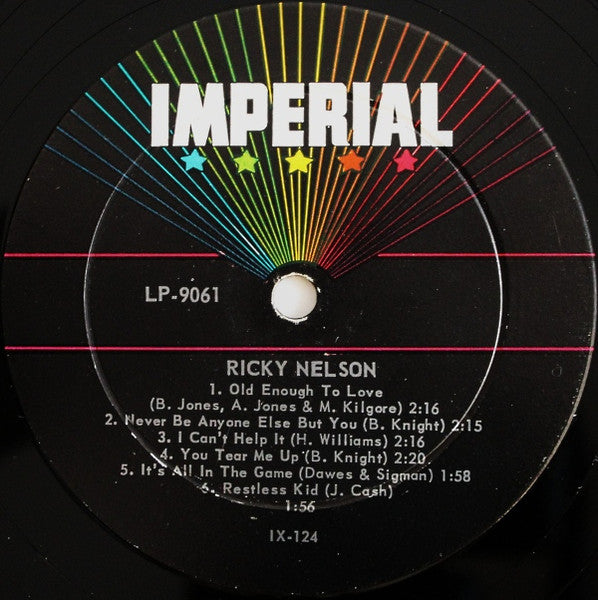 Ricky Nelson (2) - Ricky Sings Again
