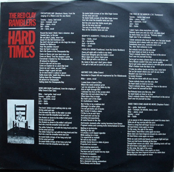 The Red Clay Ramblers - Hard Times