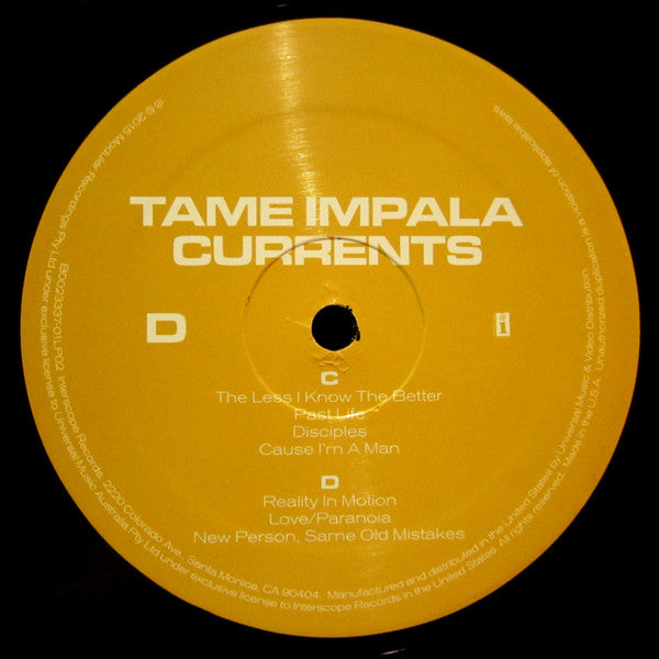 Tame Impala - Currents
