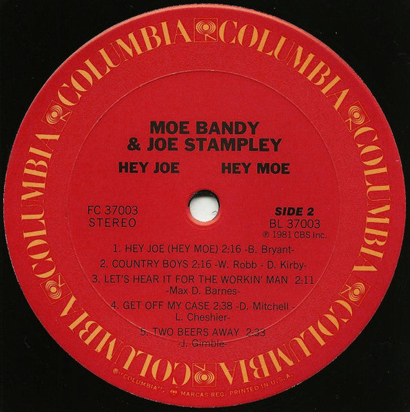 Moe Bandy & Joe Stampley - Hey Joe! Hey Moe!