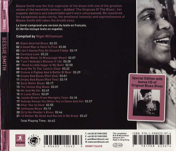 Bessie Smith - The Rough Guide To Blues Legends: Bessie Smith (Reborn And Remastered)