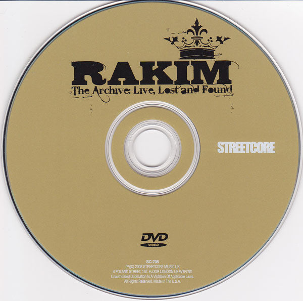 Rakim - The Archive: Live, Lost And Found