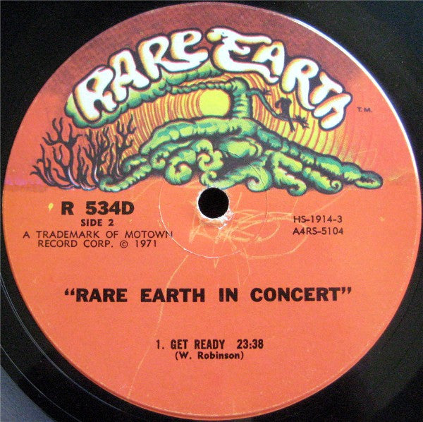 Rare Earth - Rare Earth In Concert
