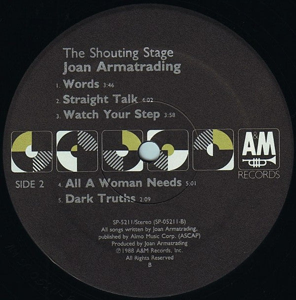 Joan Armatrading - The Shouting Stage