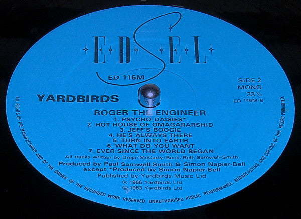 The Yardbirds - Roger The Engineer