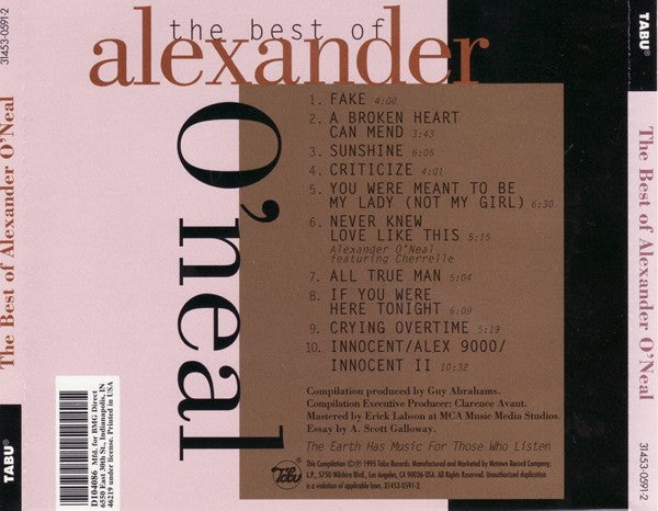 Alexander O'Neal - The Best Of Alexander O'Neal