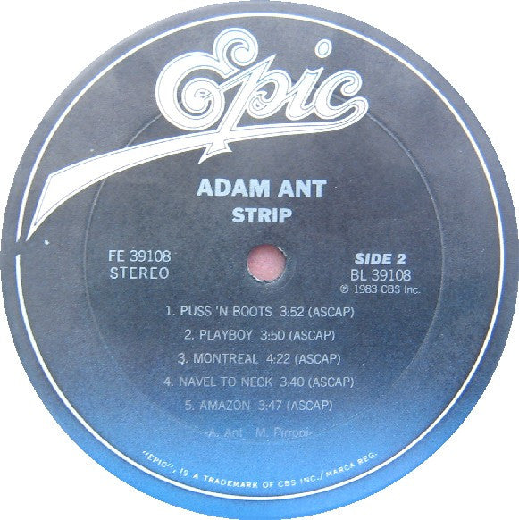 Adam Ant - Strip