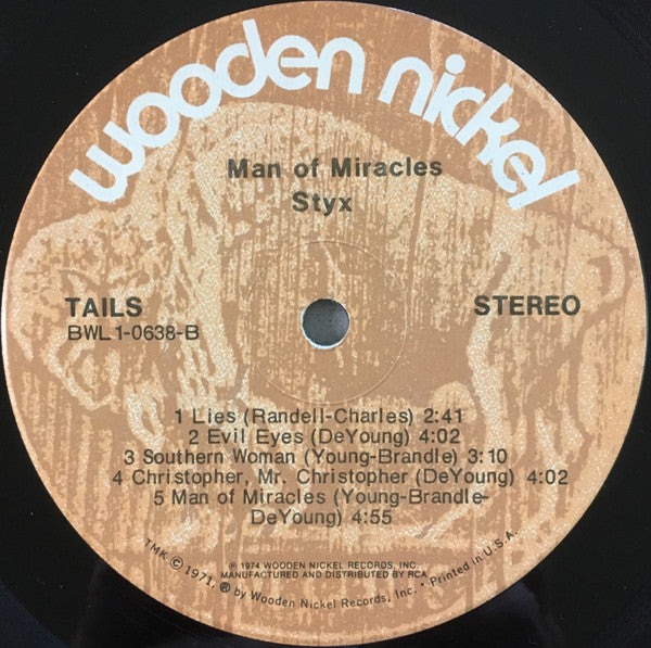 Styx - Man Of Miracles