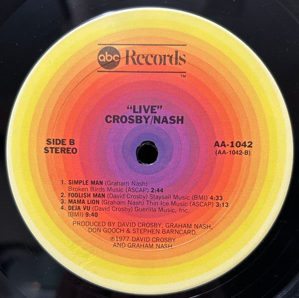 Crosby & Nash - Live