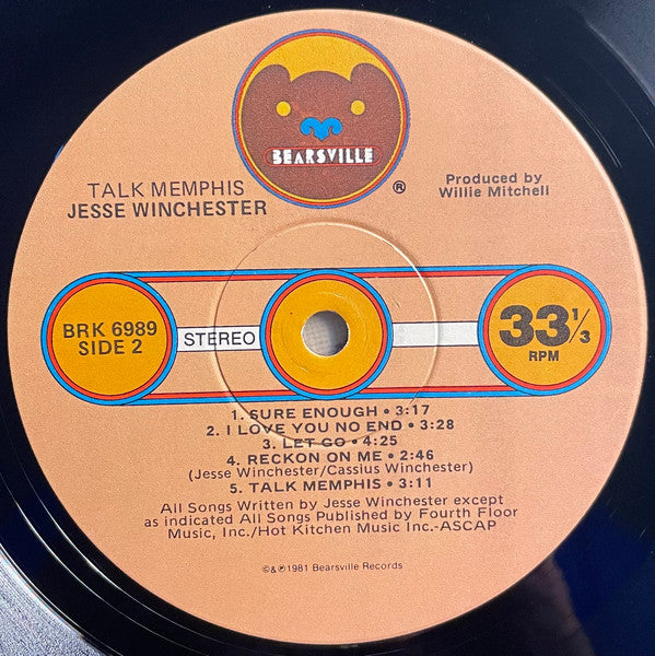 Jesse Winchester - Talk Memphis