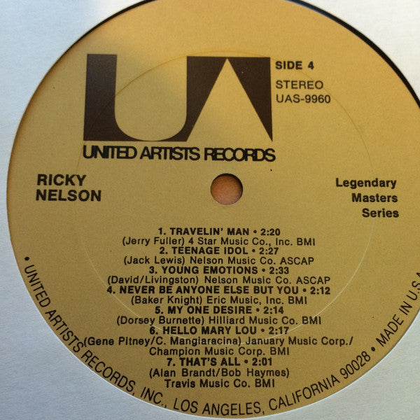 Ricky Nelson (2) - Legendary Masters Series