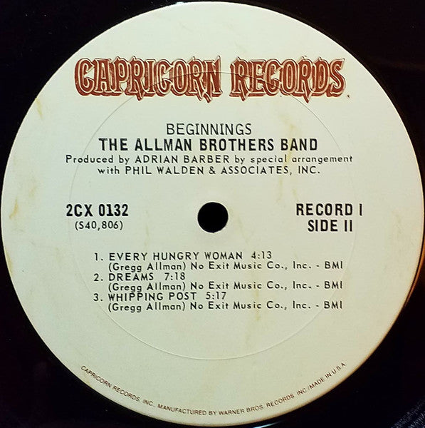 The Allman Brothers Band - Beginnings