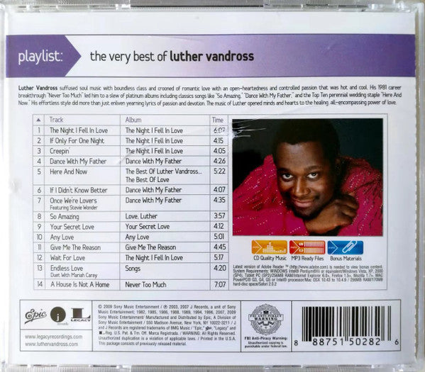 Luther Vandross - Playlist: The Very Best Of Luther Vandross