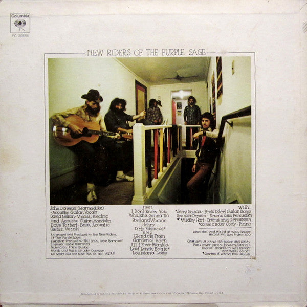 New Riders Of The Purple Sage - New Riders Of The Purple Sage