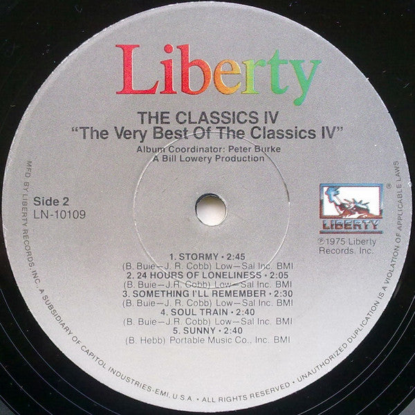 The Classics IV - The Very Best Of The Classics IV