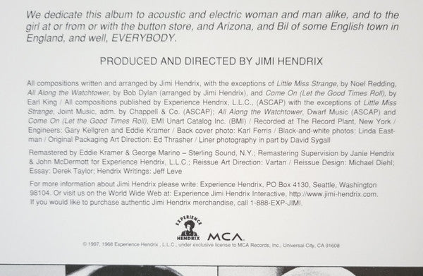 The Jimi Hendrix Experience - Electric Ladyland