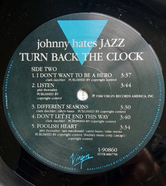 Johnny Hates Jazz - Turn Back The Clock
