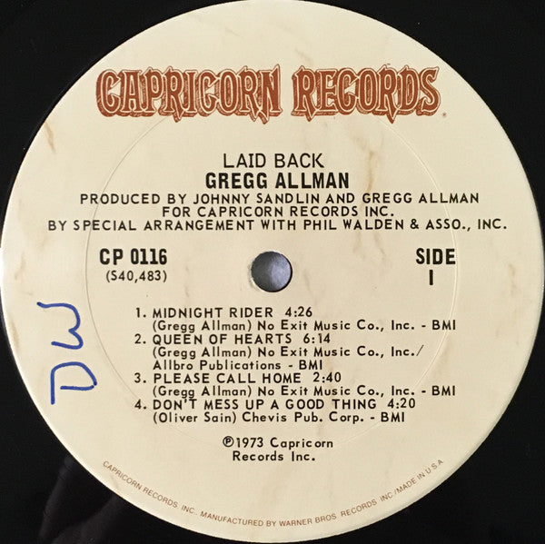 Gregg Allman - Laid Back