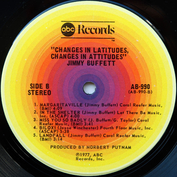 Jimmy Buffett - Changes In Latitudes, Changes In Attitudes
