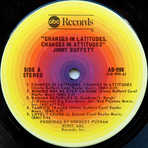 Jimmy Buffett - Changes In Latitudes, Changes In Attitudes