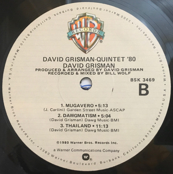 David Grisman - Quintet '80
