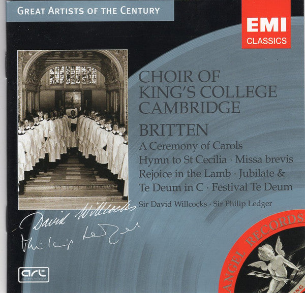 Benjamin Britten - A Ceremony Of Carols • Hymn To St Cecilia • Missa Brevis • Rejoice In The Lamb • Jubilate & Te Deum In C • Festival Te Deum