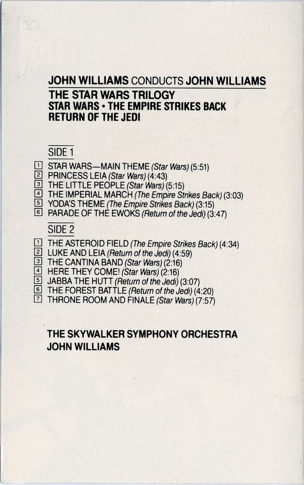 John Williams (4) - John Williams Conducts John Williams - The Star Wars Trilogy