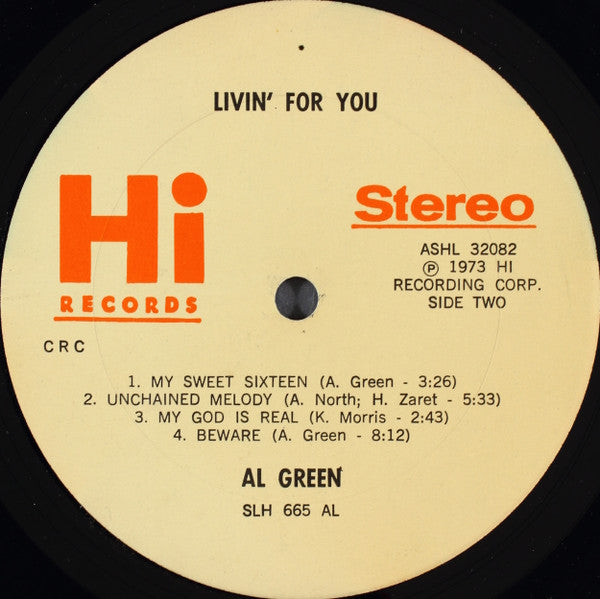 Al Green - Livin' For You