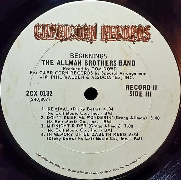 The Allman Brothers Band - Beginnings
